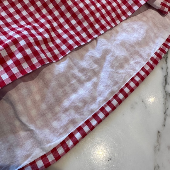 Miss B - Girls red/white gingham dress. Size 12 - Picture 4 of 4